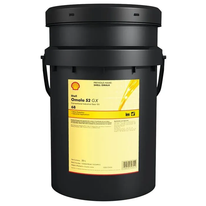 Shell Omala S2 GX 68 ürün görseli